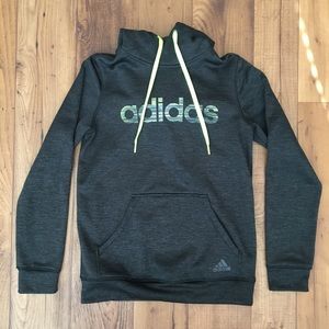 Women’s Adidas Grey Fleece Hoodie